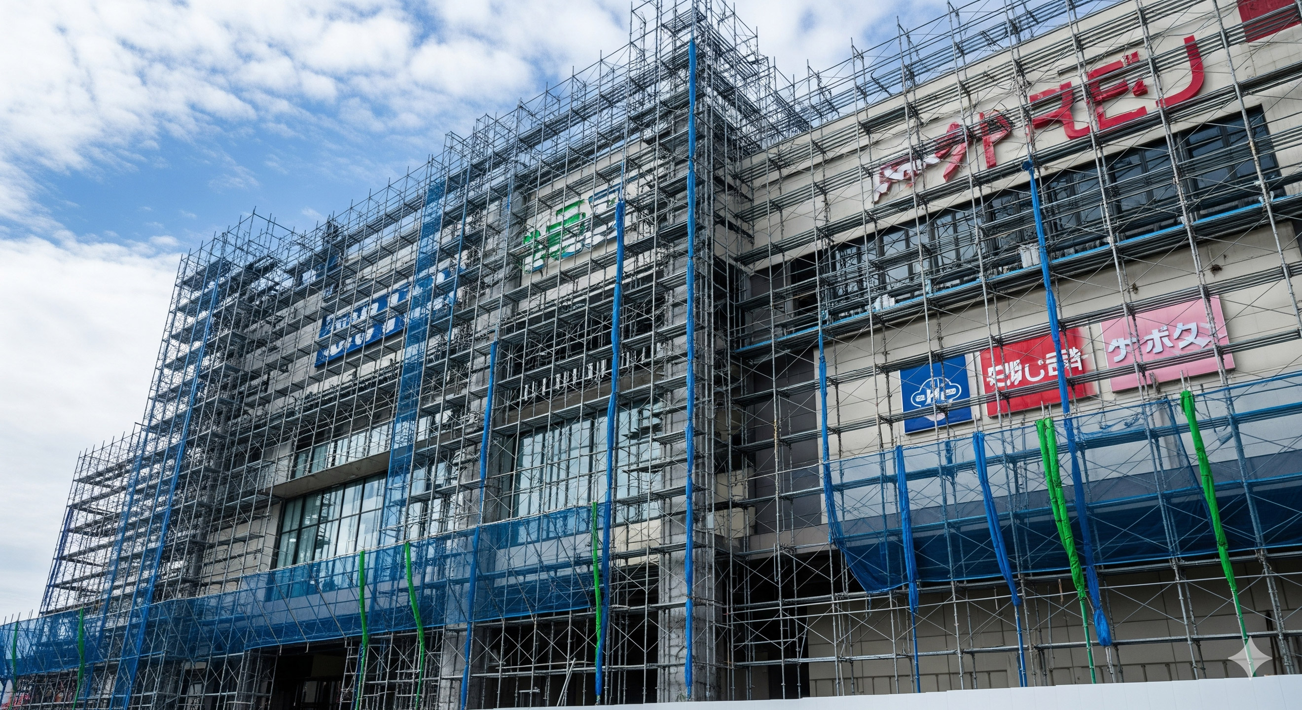 商業施設外壁工事